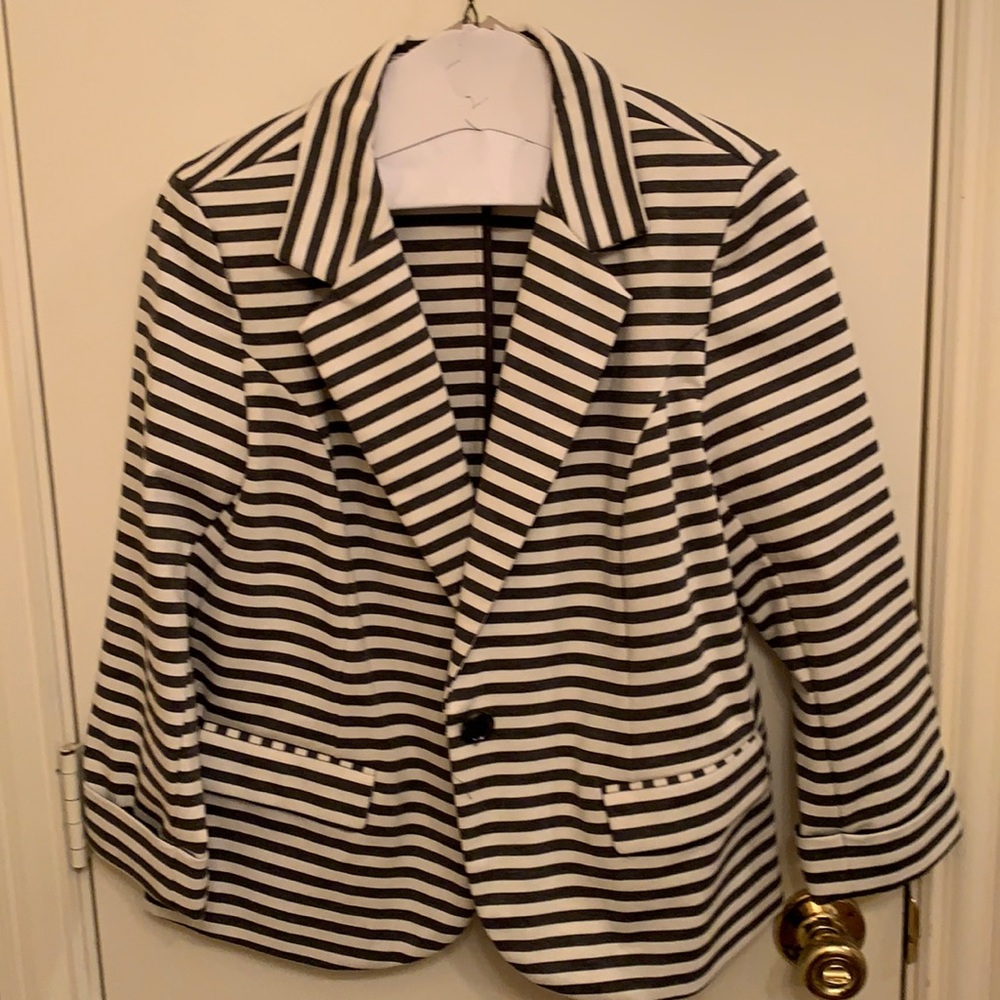 Stripped blazer